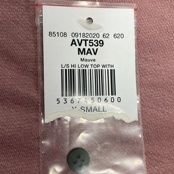 NWT Daytrip Raw Edge Oversized Ling Sleeve Top Boho XS - Picture 6 of 16